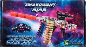 Ciuciubabka Pistolet Zmasowany Atak Na Akumulator Magazynek Strzałki Piankowe Okulary 7