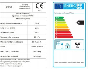 TopStoc Piec Piecyk SZAMOTOWY Koza ARES 12