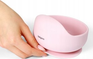 BabyOno 1481/02 MISKA SILIKONOWA Z PRZYSSAWKĄ RÓŻOWA 4