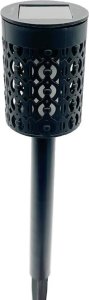 Saska Garden Lampa solarna pochodnia efekt ogień płomień 5.5x36cm 6 led 2