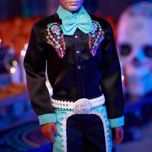 Lalka Barbie Mattel Dzień Zmarłych Ken (HRM73) 4