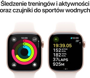 Smartwatch Apple Watch 10 GPS 42mm Rose Gold Alu S/M Różowy (MWWH3) 4