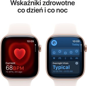 Smartwatch Apple Watch 10 GPS 42mm Rose Gold Alu S/M Różowy (MWWH3) 5