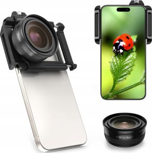 Apexel Obiektyw Soczewka Apexel Super Makro Hd Zoom 10-20x Do Telefonu Smartfona / Apl-zm100 3