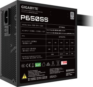 Zasilacz Gigabyte P650SS 650W (GP-P650SS) 6