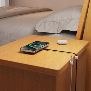 Joyroom Organizer kabli Joyroom JR-ZS368 magnetyczny - biały (6 szt.) 5