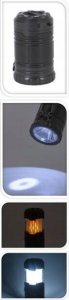 Redcliffs Lampa kempingowa LIGHT czarna 2