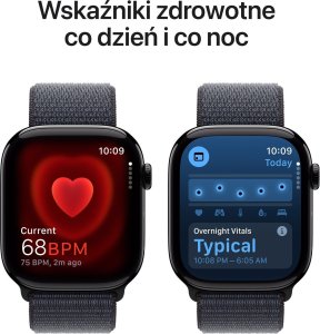 Smartwatch Apple Watch 10 GPS + Cellular 42mm Jet Black Alu Sport Loop Granatowy  (MWX83ET/A) 6