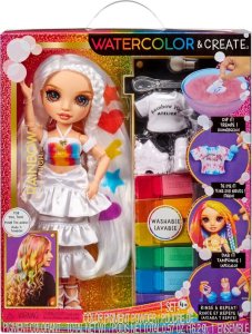 MGA Rainbow High Watercolor & Create Lalka z brązowymi oczami (507598) 9