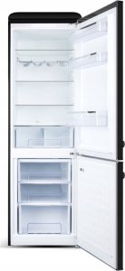 Lodówka Eta | Lodówka | ETA253290020E Storio retro | Energy efficiency class E | Free standing | Combi | Height 192 cm | Lodówka net capacity 216 L | Zamrażarka net capacity 84 L | 41 dB | czarny 4