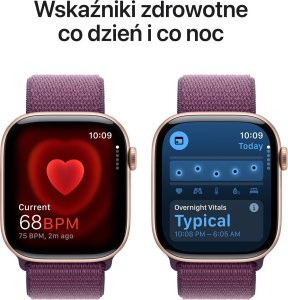 Smartwatch Apple Watch 10 GPS 46mm Rose Gold Alu Sport Loop Fioletowy  (MWWV3QF/A) 5
