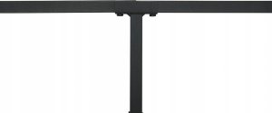 Beliani Łóżko metalowe 90 x 200 cm czarne BATTUT 8
