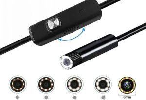 LTC Kamera endoskopowa, inspekcyjna Obiektyw 8/7/5,5mm USB/C/Micro (2.0 m) 3