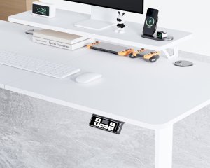 Biurko Ultradesk Białe 120 cm x 60 cm 8