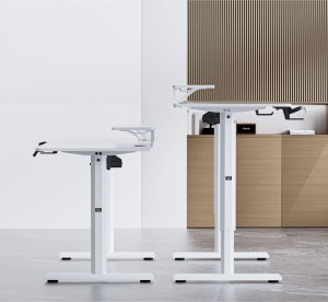 Biurko Ultradesk Białe 120 cm x 60 cm 10