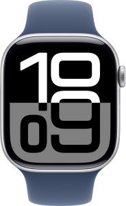 Smartwatch Apple Watch 10 GPS + Cellular 46mm Silver Alu M/L Niebieski  (MWY13ET/A) 4