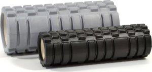 Enero Fit Wałek Roller do ćwiczeń DUO SZARY 33/14 I CZARNY 30/9,5cm ENERO FIT 2