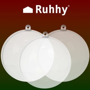 Ruhhy Bombki przezroczyste 10cm- zestaw 5szt Ruhhy 22276 4