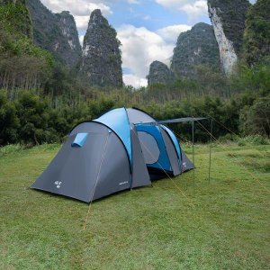 Namiot turystyczny Nils Extreme NC6431 NAMIOT KEMPINGOWY NIEBIESKO-SZARY HIGHLAND IV NILS CAMP 2