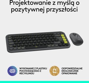 Klawiatura + mysz Logitech POP Icon Combo (920-013140) 12