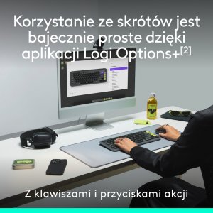 Klawiatura + mysz Logitech POP Icon Combo (920-013140) 5