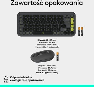 Klawiatura + mysz Logitech POP Icon Combo (920-013140) 11