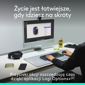 Mysz Logitech POP grafitowa (910-007412) 5