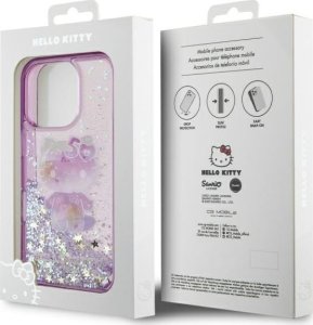 Hello Kitty Hello Kitty HKHCP16XL50PPU iPhone 16 Pro  Max 6.9" fioletowy/purple hardcase Liquid Glitter 50TH Anniversary Party 8