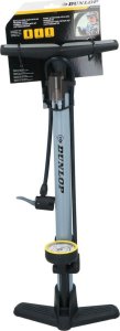 Dunlop POMPKA WARSZTATOWO ROWEROWA DUNLOP 230Psi (16Bar) Z MANOMETREM SZARA 5