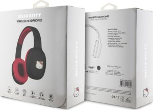 Słuchawki HelloKitty Hello Kitty słuchawki nauszne Bluetooth HKBHA1BKHLMK czarny/black Metal Logo 10