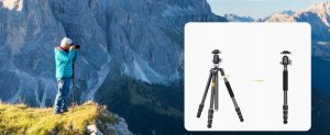 Statyw Kf Statyw Foto Video 172cm 16kg Monopod Poliwęglan Głowica Bh-36 / K&f / X284c4 / Kf09.117 9