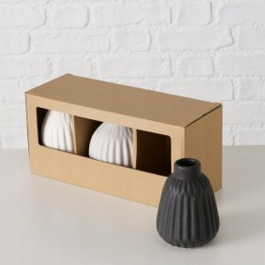 Boltze Wazony ceramiczne matowe ESKO* 3 szt. 6