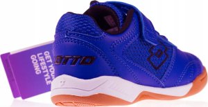 Lotto Whizzer K JR - Buty halowe niebieskie r. 28 (2600120K-5011) 4