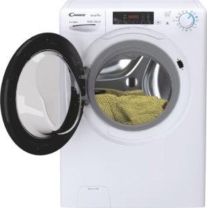 Pralko-suszarka Candy Candy Washing Machine with Dryer | CSHW4645TWB3/1-S | Energy efficiency class C/E | Front loading | Washing capacity 6 kg | 1400 RPM | Depth 45 cm | Width 60 cm | Display | Digit | Drying system | Drying capacity 4 kg | Steam functio 3