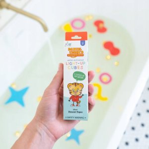 Glo Pals , Kostki sensoryczne świecące w wodzie - Daniel Tygrysek, 4 szt. 7