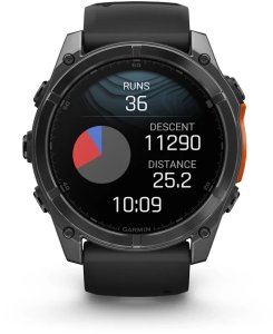 Zegarek sportowy Garmin Fenix 8 AMOLED Czarny (010-02905-00) 6