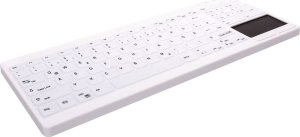 Klawiatura Cherry AK-C7412F MEDIC CORDED KB NOR WRLS TOUCHPAD NUMPAD IP68 WHITE 3