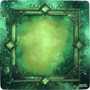 Tilt Mata pod Krzesło Szmaragdowy Obraz 100x100 2
