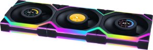 Wentylator Lian Li UNI FAN SL Wireless LCD 120 3-pack czarny (12SLLCD1W3B) 2