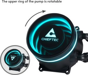 Chłodzenie wodne Chieftec Iceberg 240 ARGB (CLC-240-RGB) 8