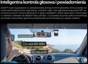 Viofo Wideorejstrator VIOFO A229 PRO 2CH-G GPS 37