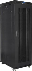 Szafa Lanberg Szafa instalacyjna Rack stojąca 19" 42U 800x800 Drzwi perforowane czarna Lanberg LCD (flat pack) 2