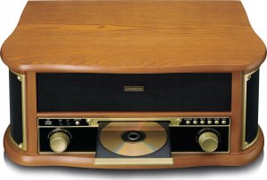 Gramofon Lenco TCD-2571 Gramofon Obudowa drewniana USB Kaseta DAB+ Drewno 3