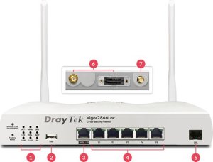Router DrayTek DrayTek Vigor 2866L, Router 3