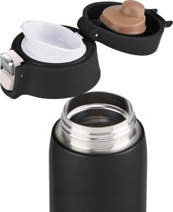 Emsa Emsa TRAVEL MUG light thermal mug (black (matt), 0.4 liters, flip lid) 9
