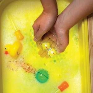Glo Pals Glo Pals, Kostki sensoryczne świecące w wodzie - Wielki Ptak, 4 szt. 2