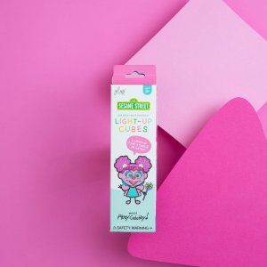 Glo Pals Glo Pals, Kostki sensoryczne świecące w wodzie - Abby, 4 szt. 3