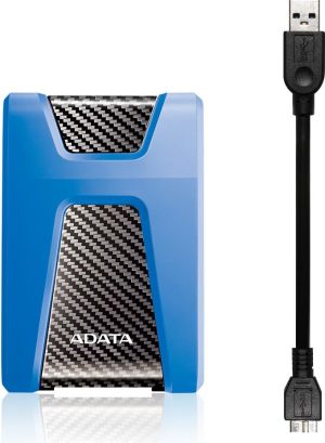 Dysk zewnętrzny HDD ADATA DashDrive Durable HD650 2TB Czarno-niebieski (AHD650-2TU31-CBL) 4