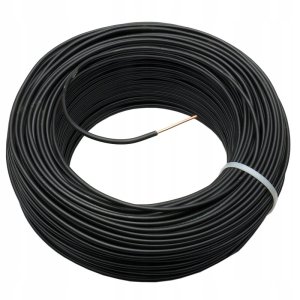 LGYDY Przewód instalacyjny DY 1,5 mm2 czarny 450/750V krążki 100m 2