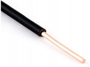 LGYDY Przewód instalacyjny DY 1,5 mm2 czarny 450/750V krążki 100m 3
